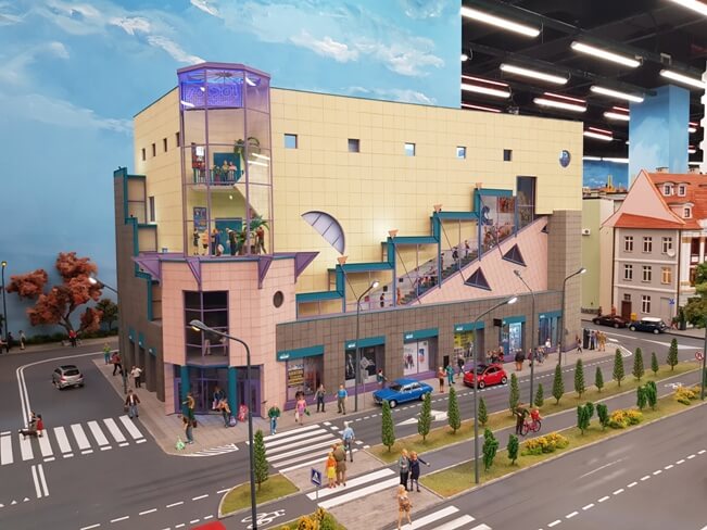 Makieta kolejowa Wrocław Sky Tower