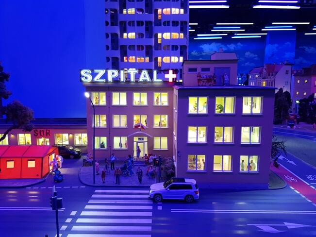 Makieta Wrocław Sky Tower Kolejkowo