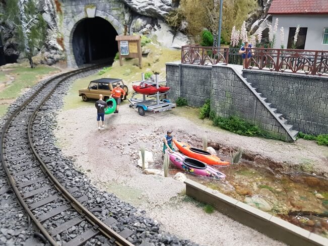 Makieta kolejowa Kolejkowo Wrocław Sky Tower